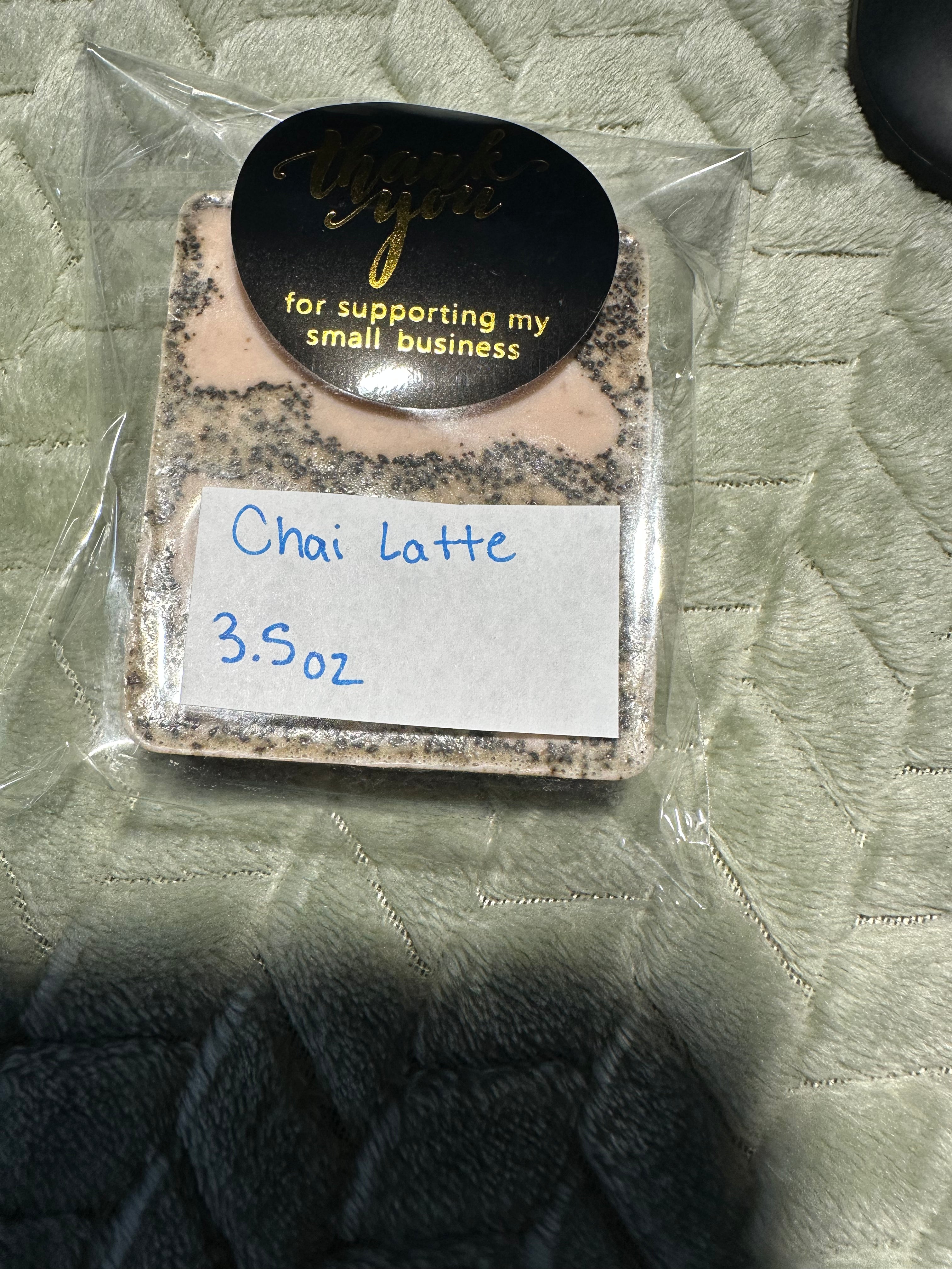 Chai latte handmade soap