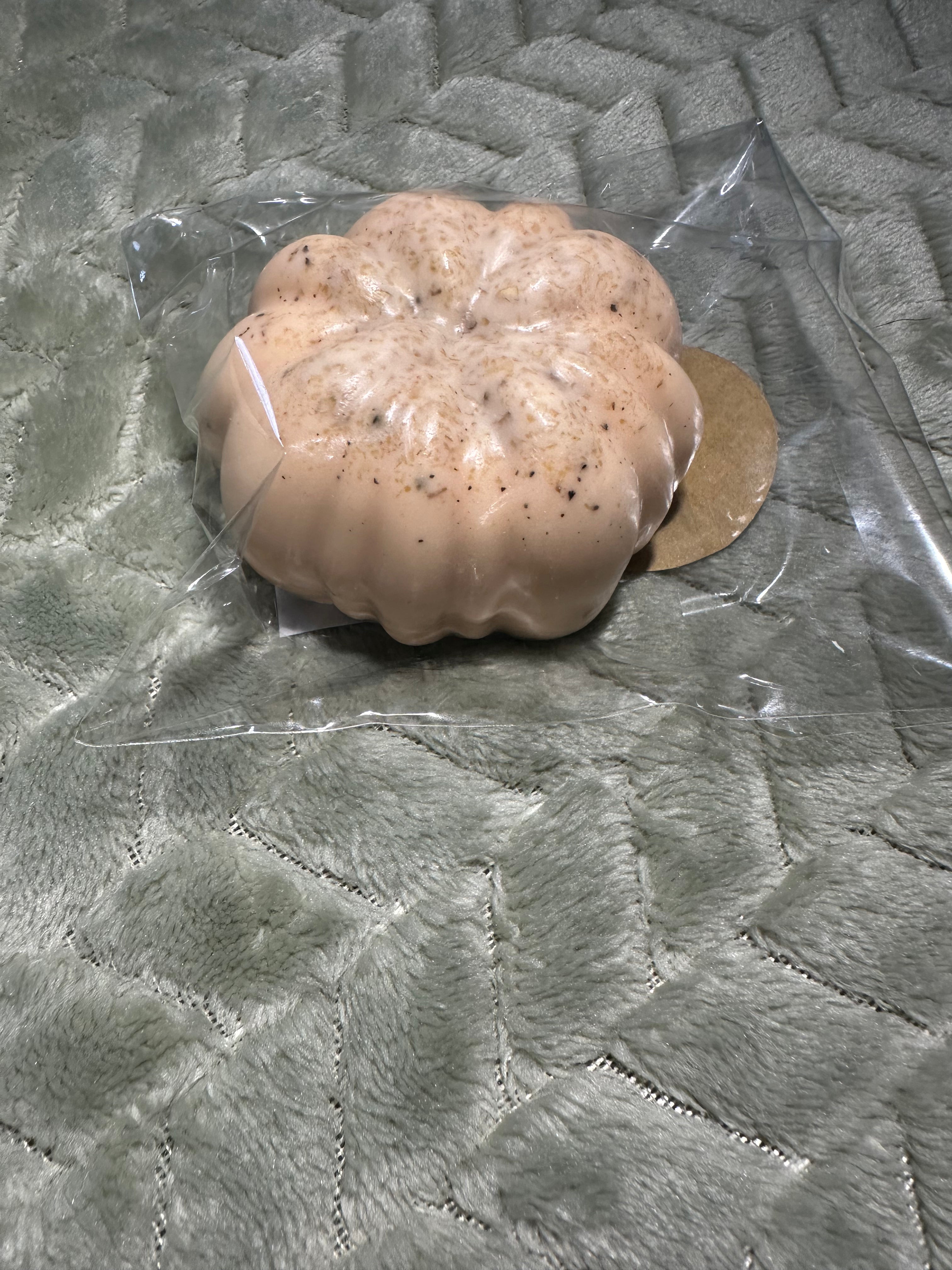 Handmade pumpkin latte soap