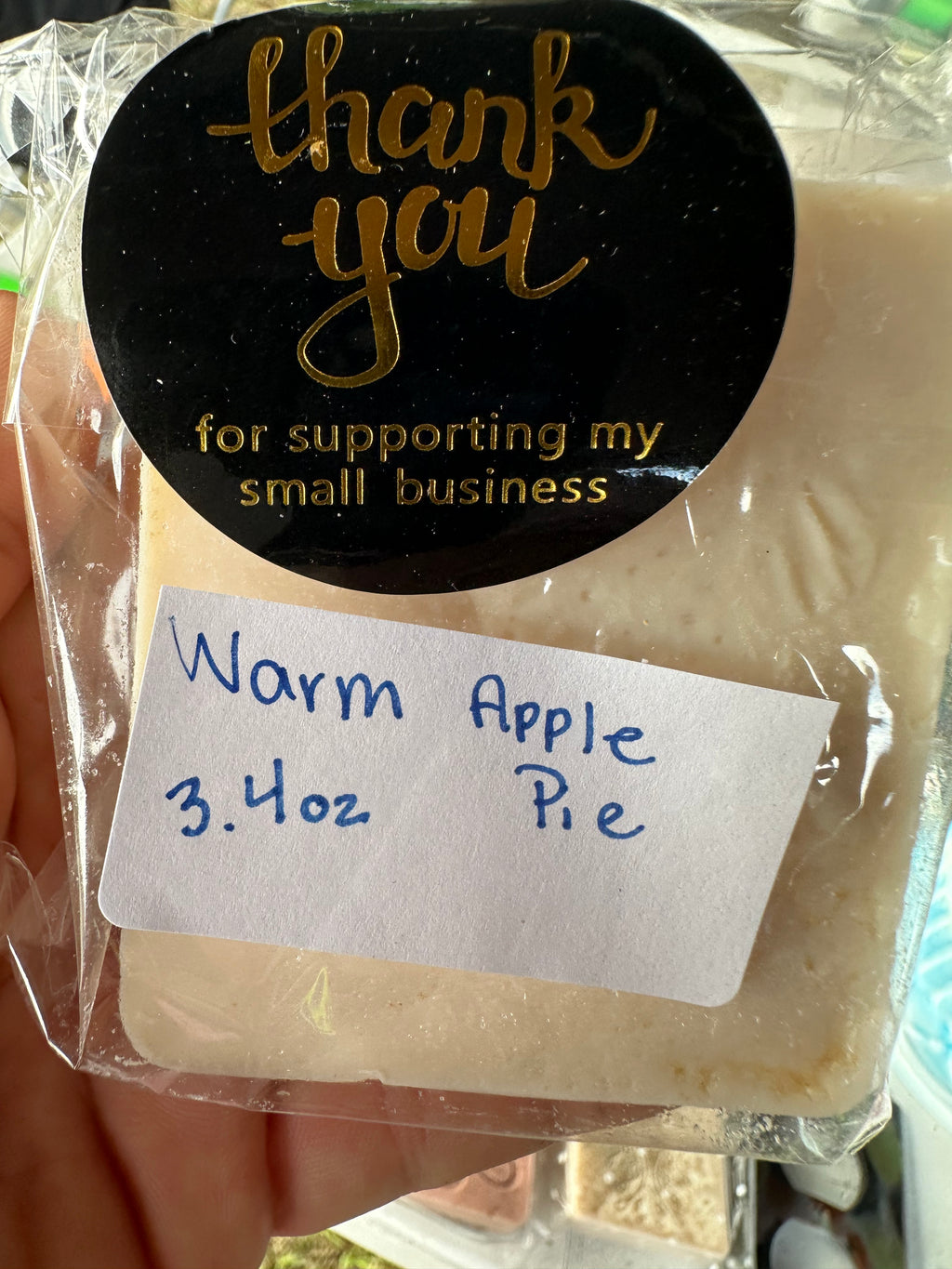 Warm apple pie hand soap