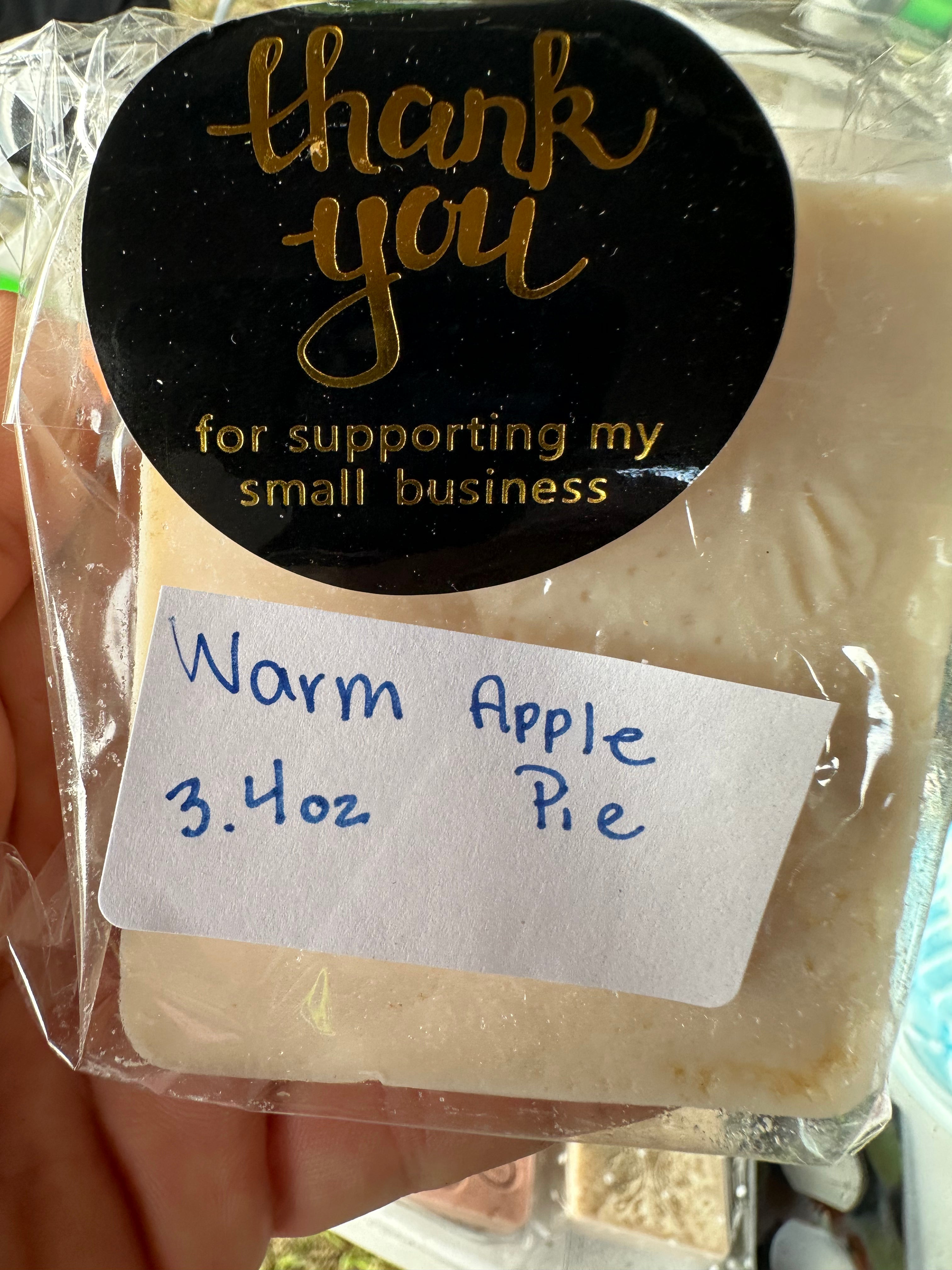 Warm apple pie hand soap