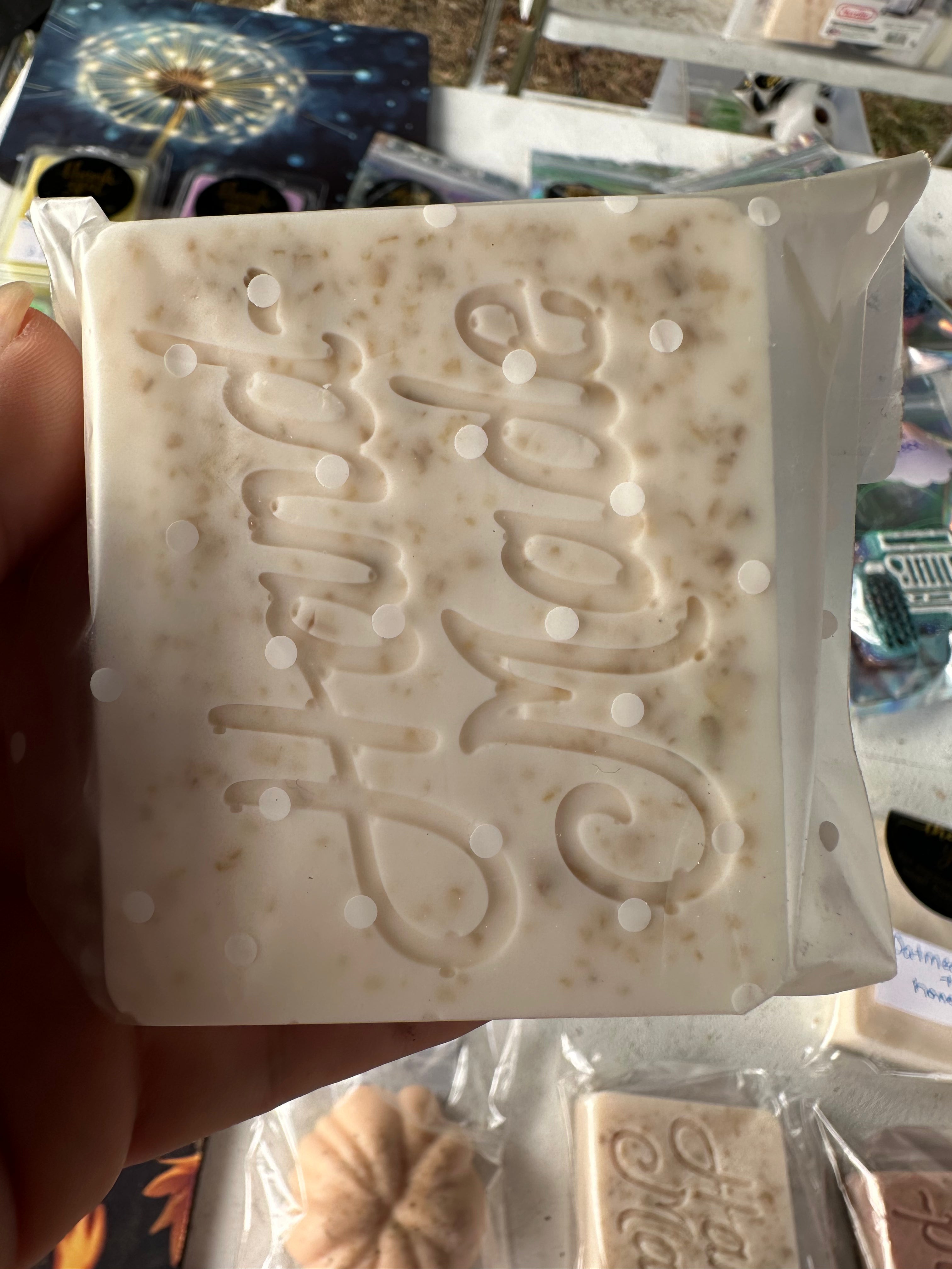 Vanilla caramel spice handmade soap